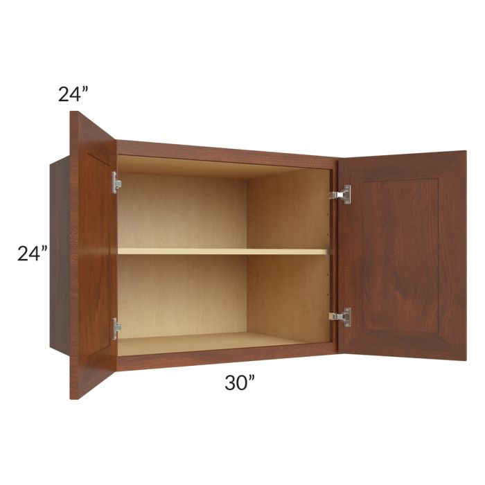 Cambridge Saddle Glaze 30x24x24 Wall Cabinet