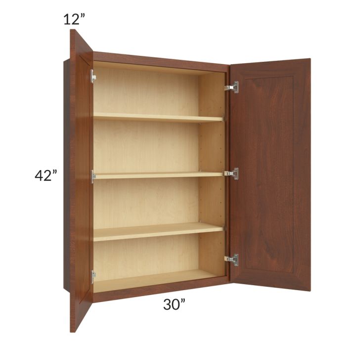 Cambridge Saddle Glaze 30x42 Wall Cabinet