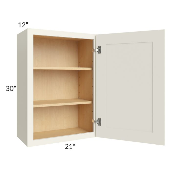 Cambridge Antique White Glaze 21x30 Wall Cabinet