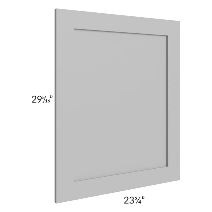 Dove Grey Shaker 24" Base End Decorative Door