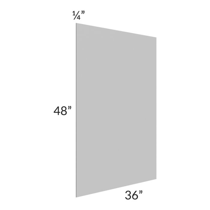 Dove Grey Shaker 48x36 Finished Back Panel