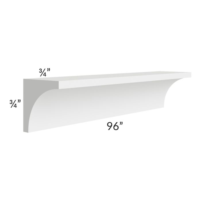 Gramercy White Inside Corner Molding