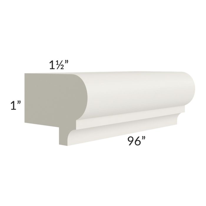 Providence Cream 96" Light Rail Molding