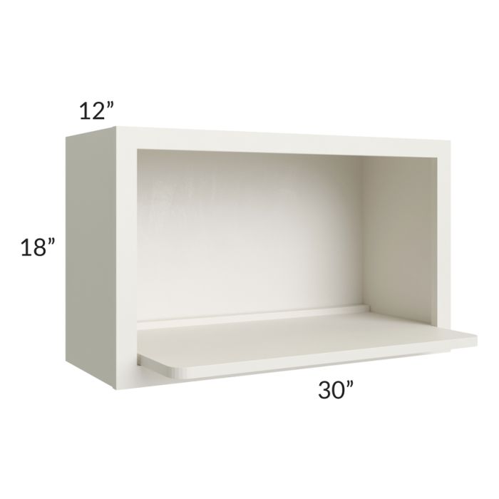 Providence Cream 30x18 Microwave Cabinet
