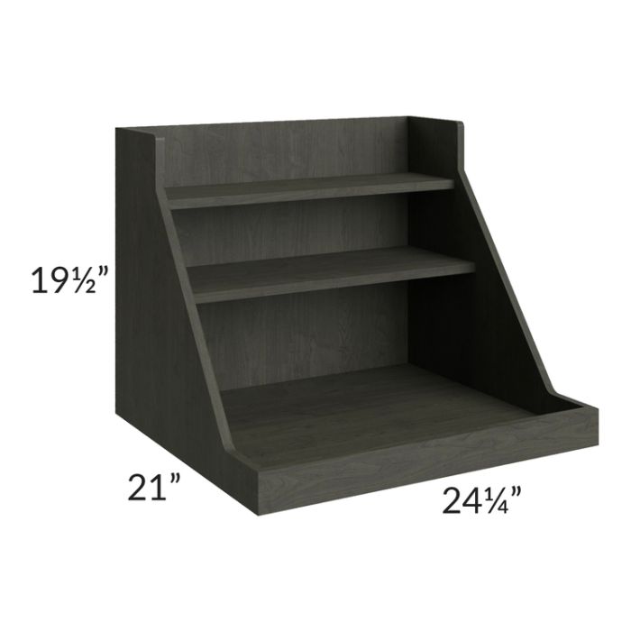 Charlotte Dark Grey Roll Out Pot and Pan Kit for a 27" Base Cabinet