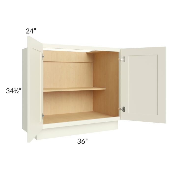 Linen Shaker 36" Full Height Door Base Cabinet
