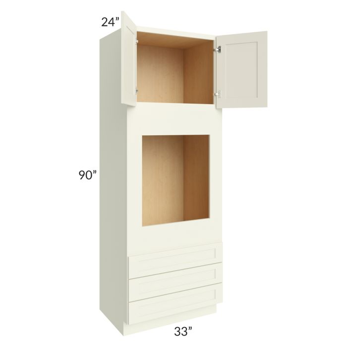 Linen Shaker 33x90x24 Oven Cabinet