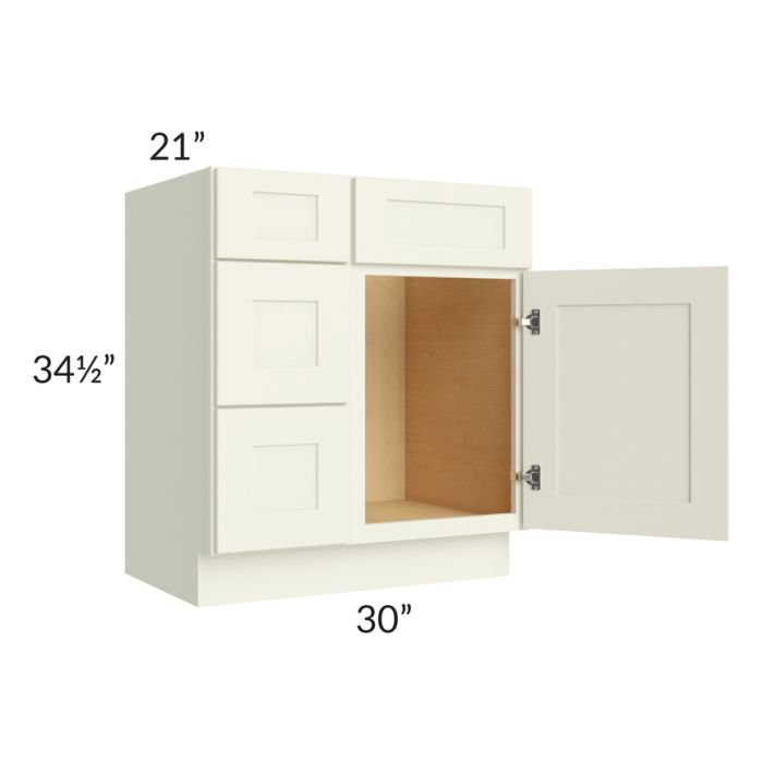 Linen Shaker 30" Vanity Base Cabinet