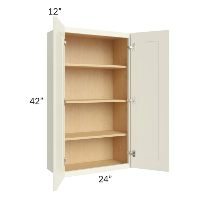 Linen Shaker 24x42 Wall Cabinet