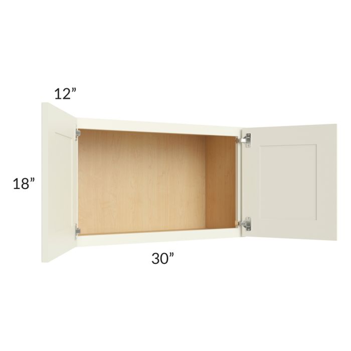 Linen Shaker 30x18 Wall Cabinet 