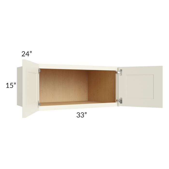 Linen Shaker 33x15x24 Wall Cabinet