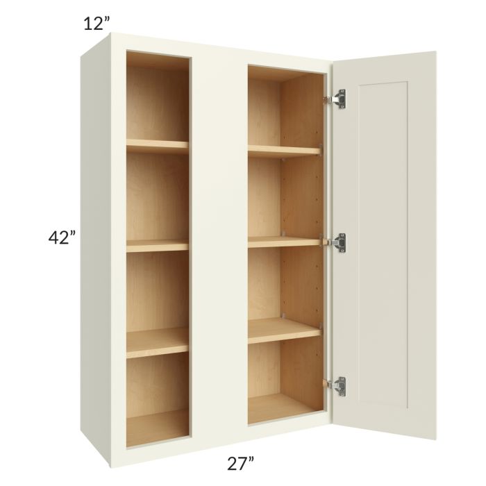 Linen Shaker 27x42 Wall Blind Cabinet