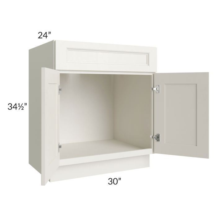Providence Cream Glaze 30" Sink Base Cabinet