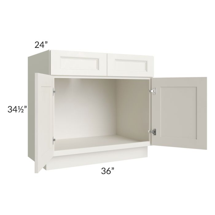 Providence Cream 36" Sink Base Cabinet