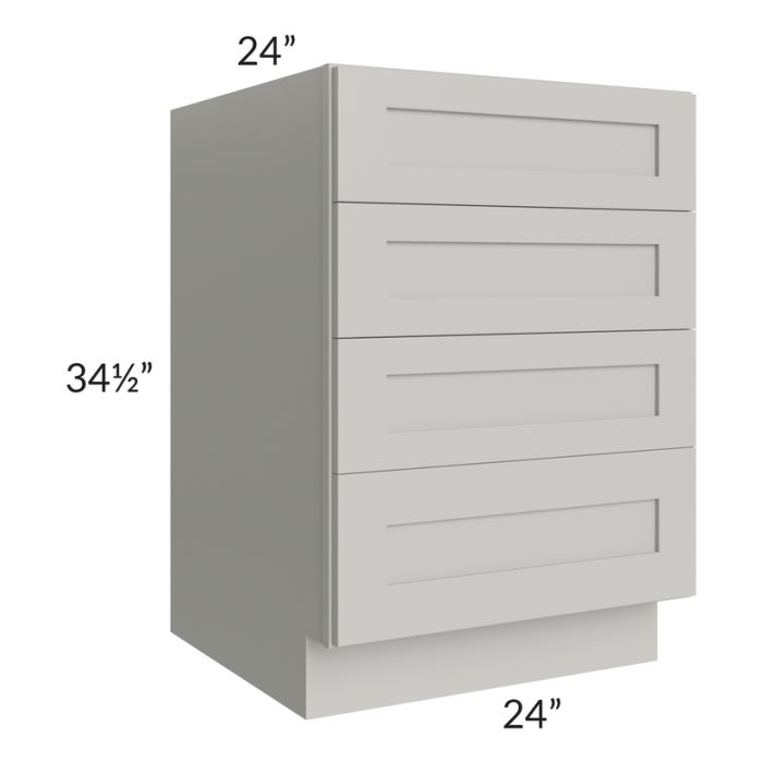Stone Shaker 24" 4-Drawer Base Cabinet