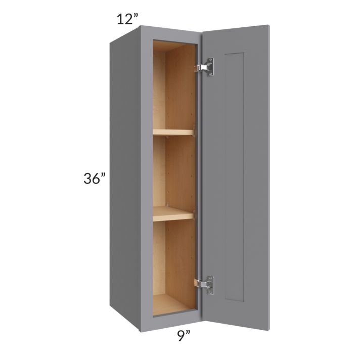 Grey Shaker 09x36 Wall Cabinet