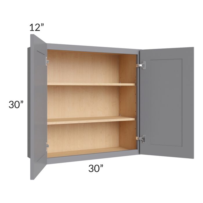 Grey Shaker 30x30 Wall Cabinet