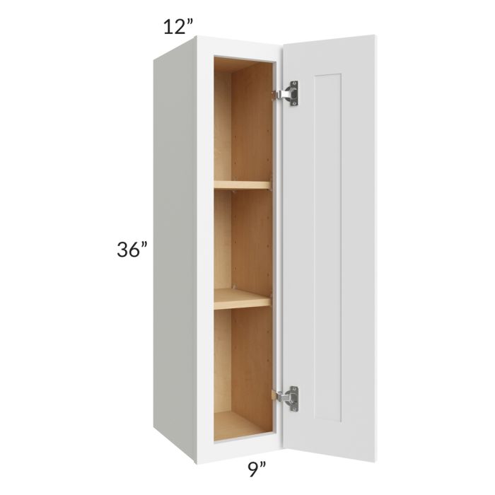 Brilliant White Shaker 09x36 Wall Cabinet