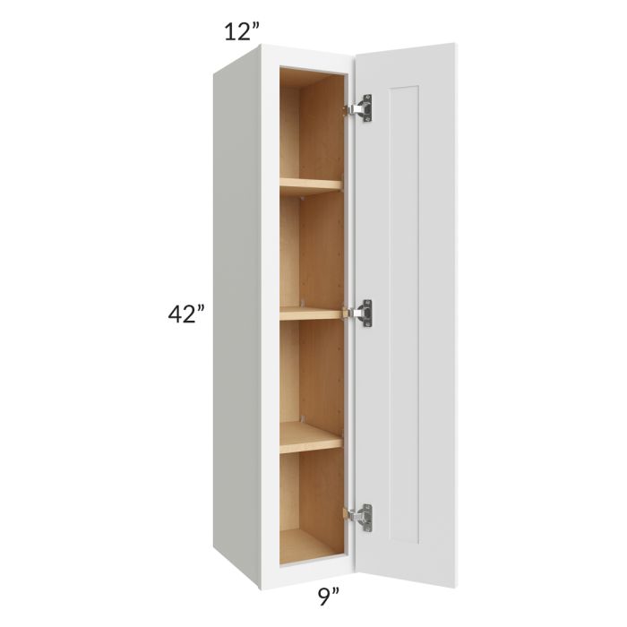 Brilliant White Shaker 09x42 Wall Cabinet