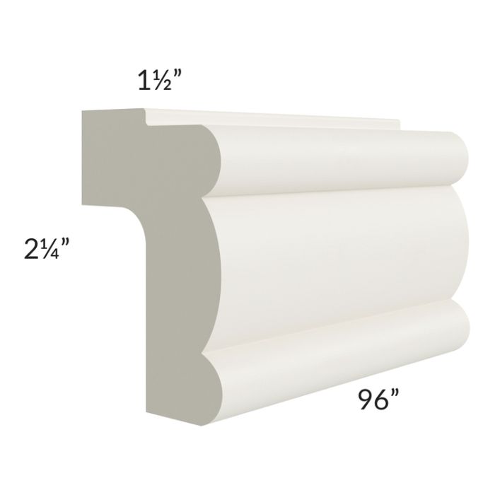 Providence Cream 96" Light Rail Molding