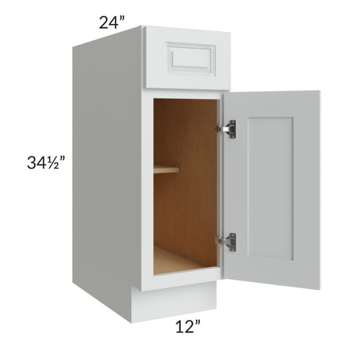 Lakewood White 12" Base Cabinet
