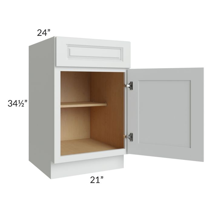 Lakewood White 21" Base Cabinet