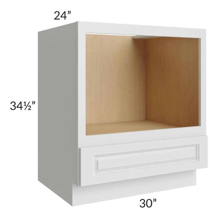 Lakewood White 30" Microwave Base Cabinet