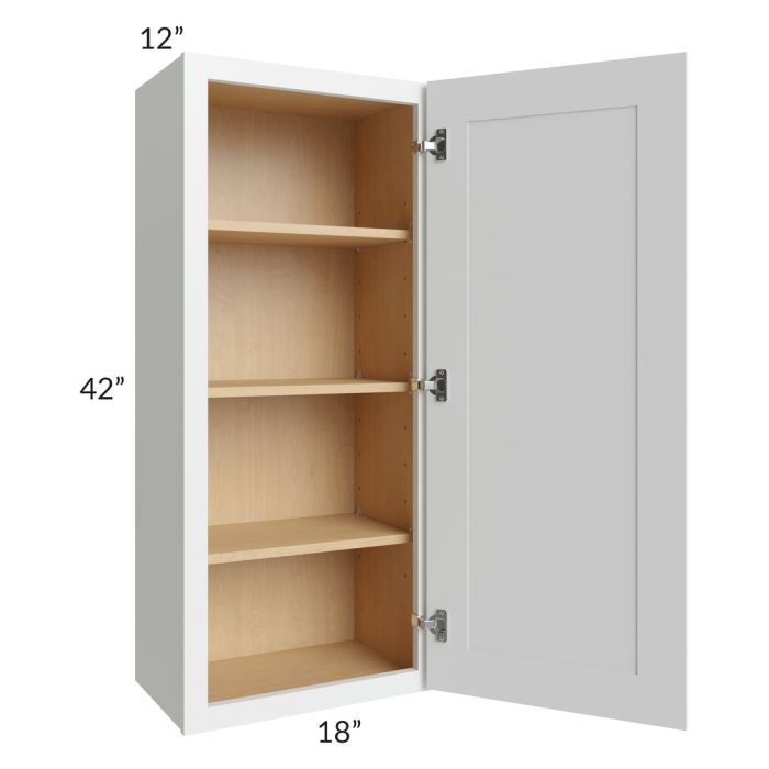 Lakewood White 18x42 Wall Cabinet