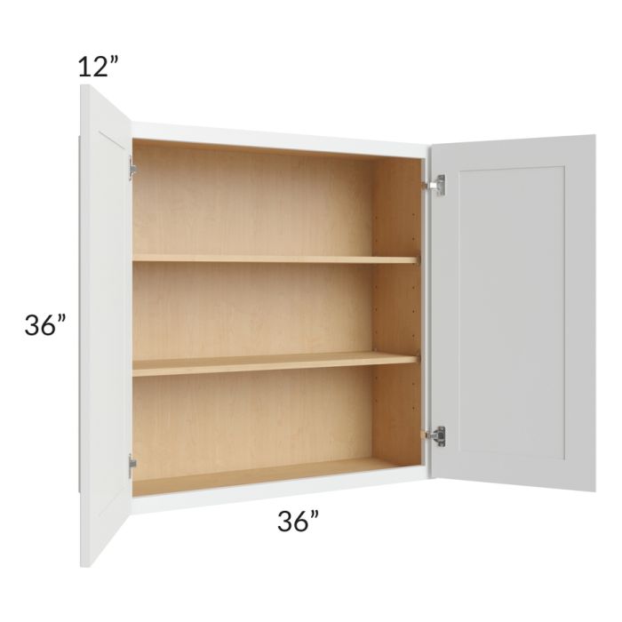 Lakewood White 36x36 Wall Cabinet