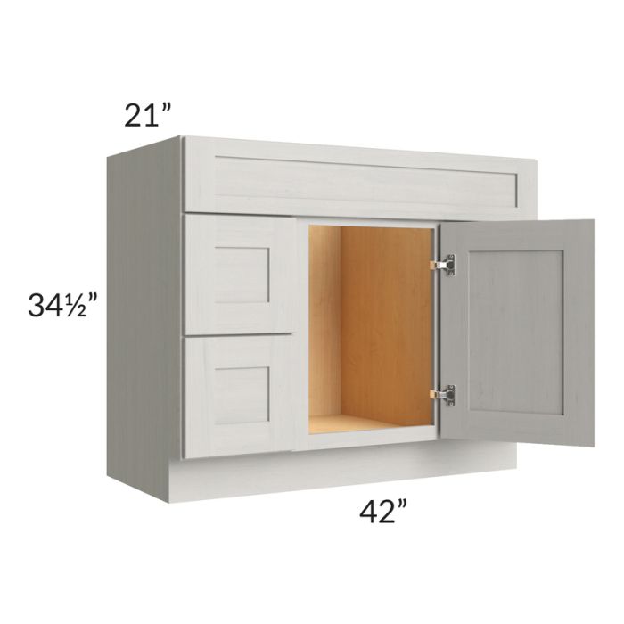 42" Vanity Sink and Drawer Combo