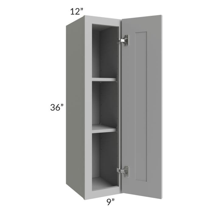 Dove Grey Shaker 09x36 Wall Cabinet