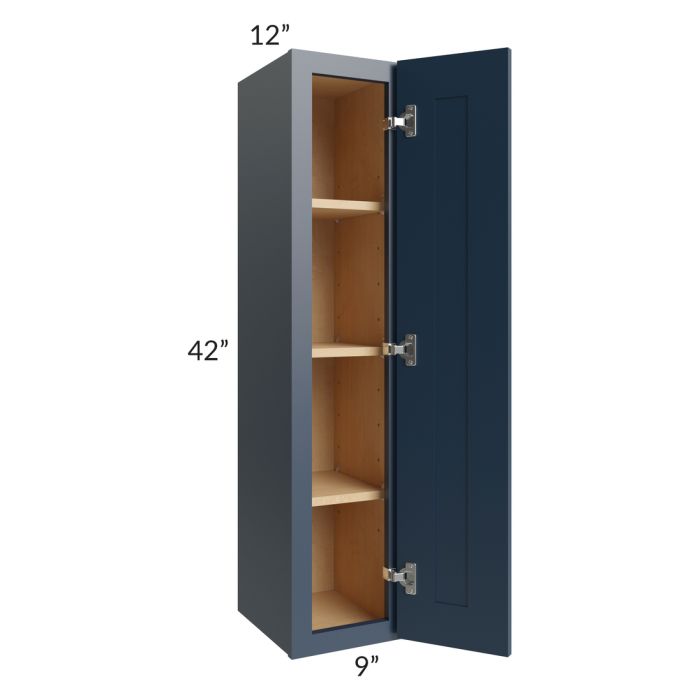 Midtown Blue Shaker 9x42 Wall Cabinet