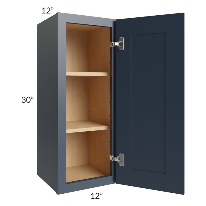Midtown Blue Shaker 12x30 Wall Cabinet