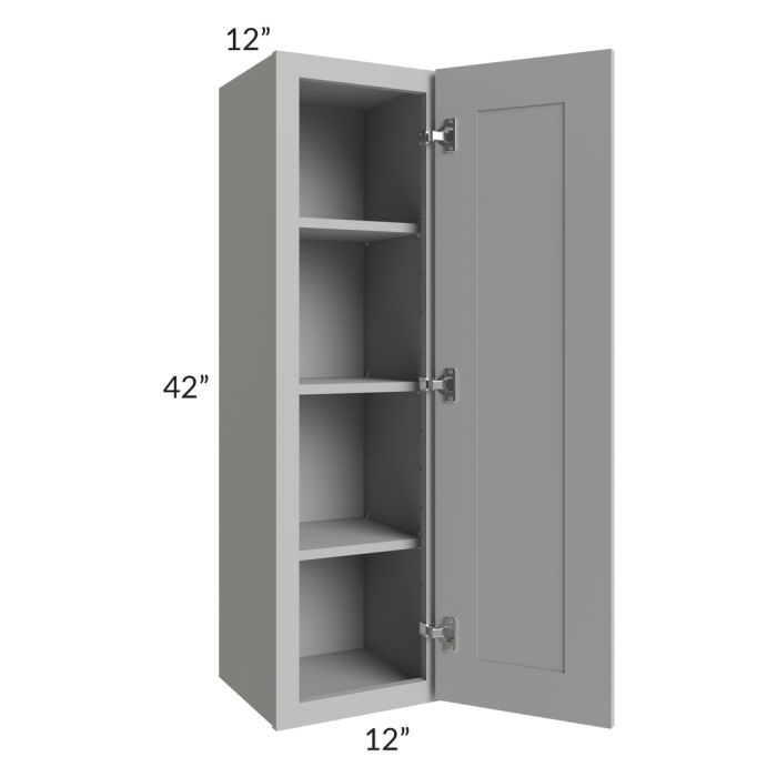Dove Grey Shaker 12x42 Wall Cabinet