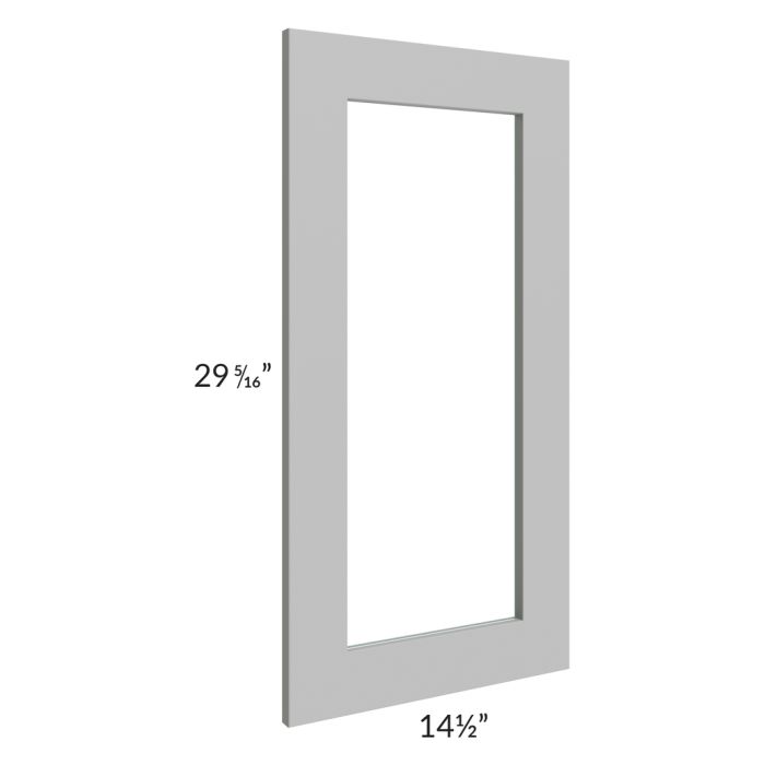 Dove Grey Shaker 15x30 Glass Door Only with Glass Included