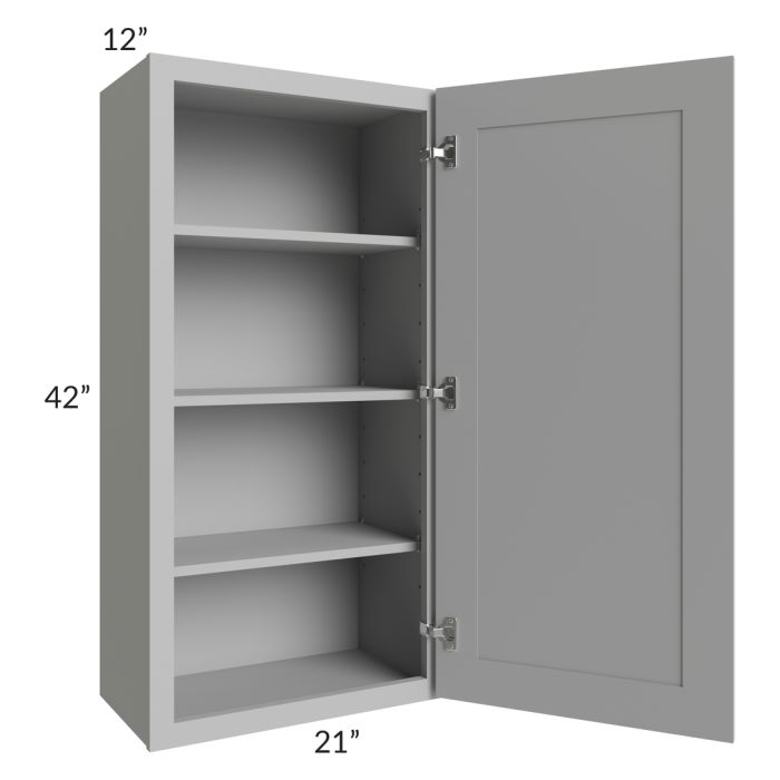 Dove Grey Shaker 21x42 Wall Cabinet