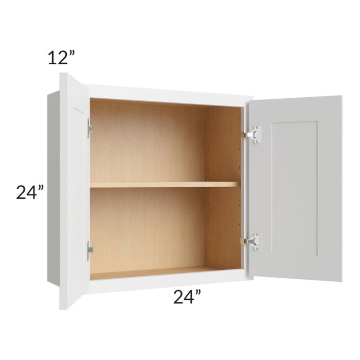 Gramercy White 24x24 Wall Cabinet