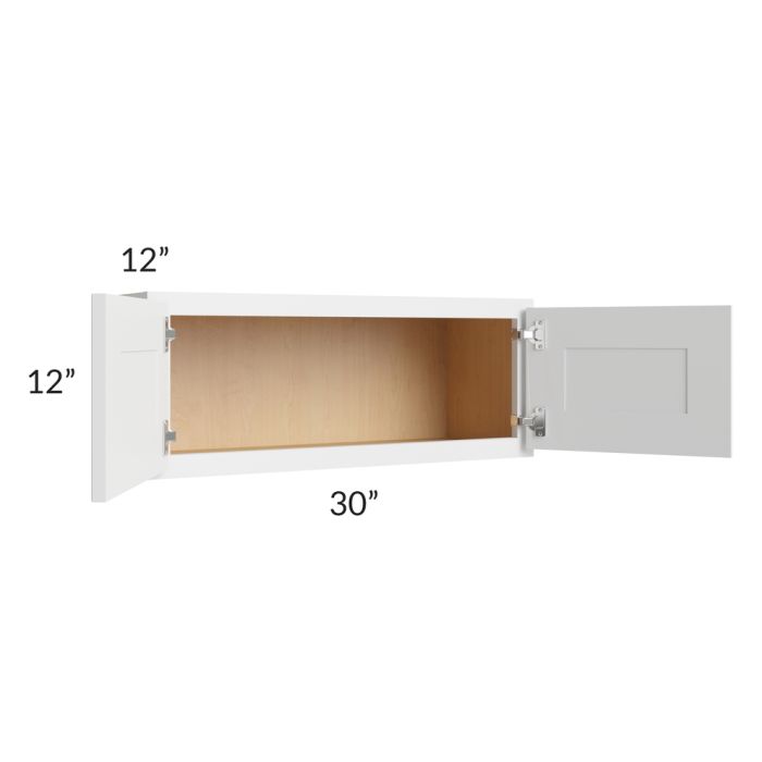 Gramercy White 30x12 Wall Cabinet