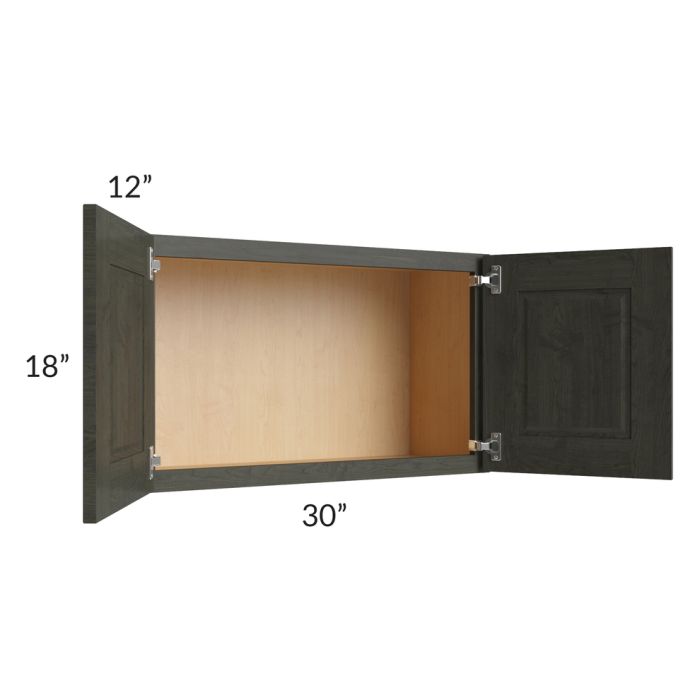 Charlotte Dark Grey 30x18 Wall Cabinet