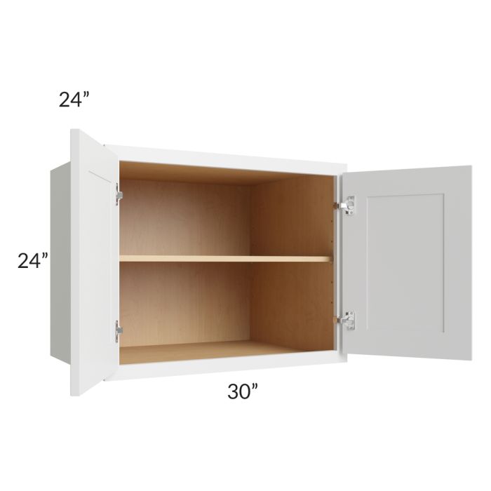 Gramercy White 30x24x24 Wall Cabinet