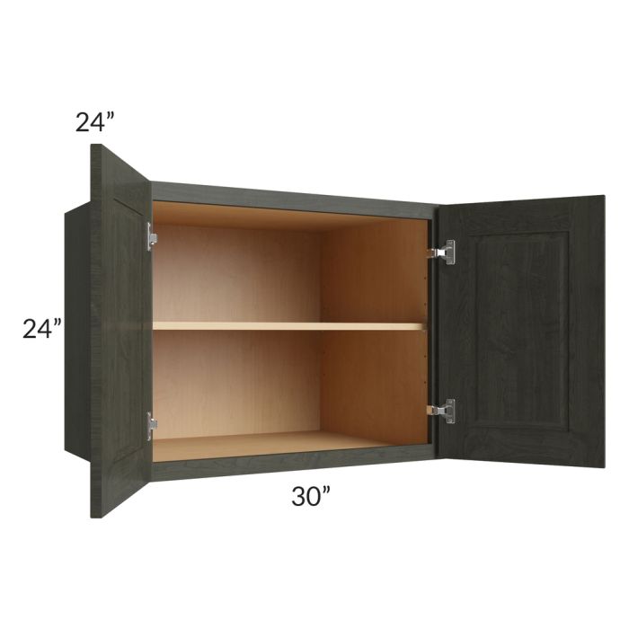 Charlotte Dark Grey 30x24x24 Wall Cabinet