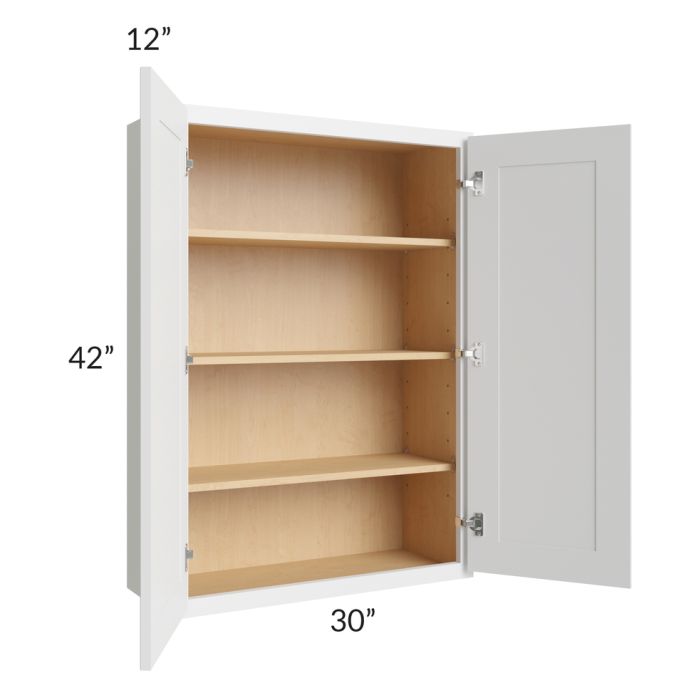 Gramercy White 30x42 Wall Cabinet