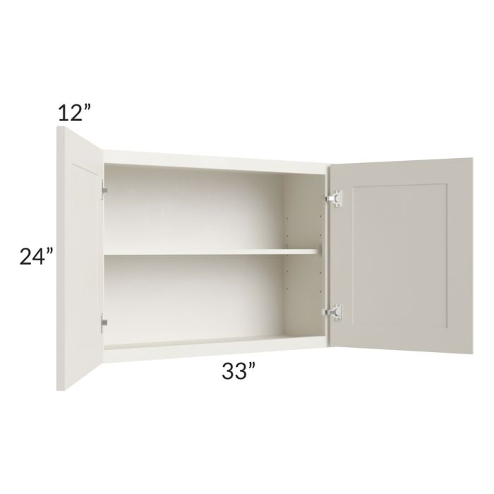 Providence Cream 33x24 Wall Cabinet