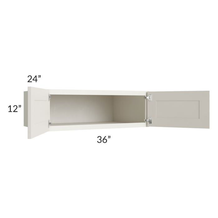 Providence Cream 36x12x24 Wall Cabinet