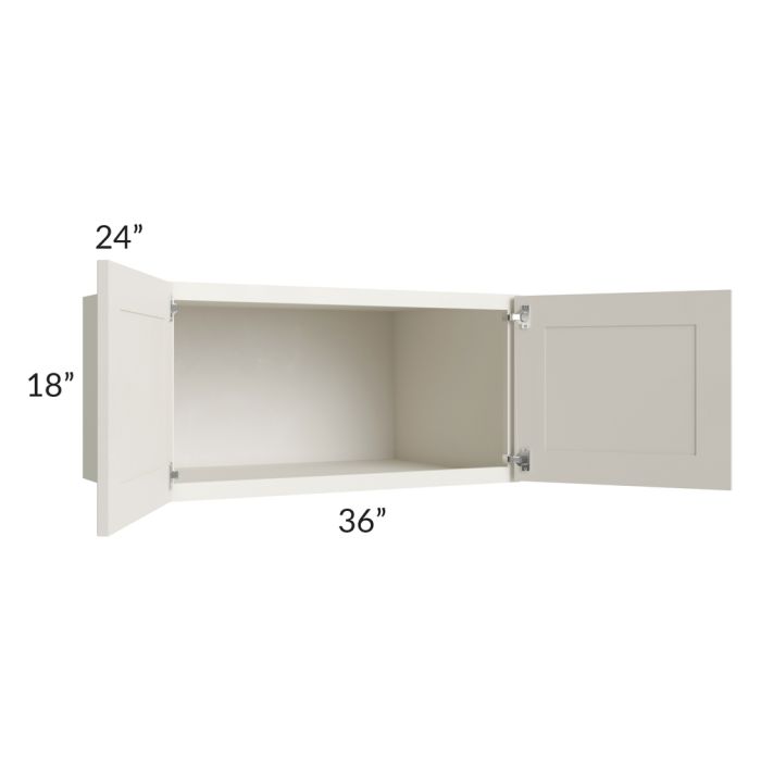 Providence Cream 36x18x24 Wall Cabinet