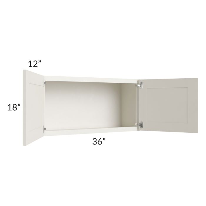 Providence Cream 36x18 Wall Cabinet