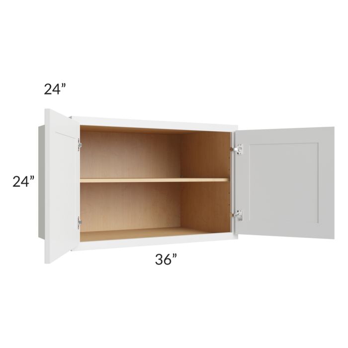 Gramercy White 36x24x24 Wall Cabinet