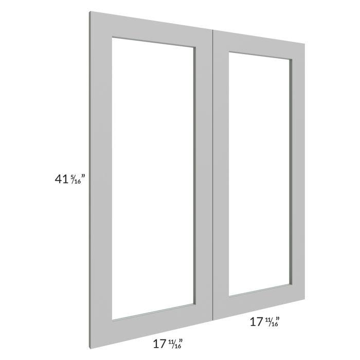 Dove Grey Shaker 36x42 Glass Door Only with Glass Included