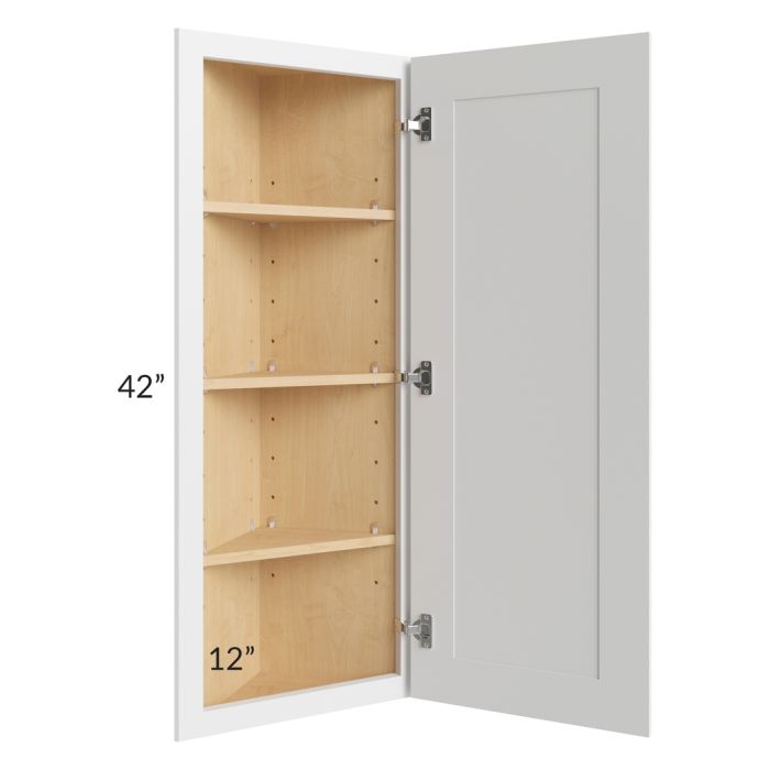 Belfast White 12x42 Wall End Cabinet