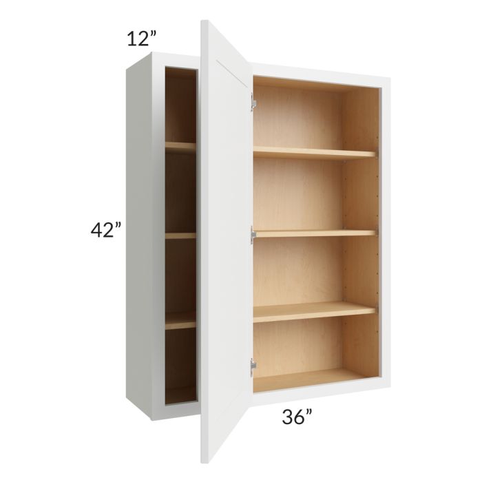 Gramercy White 36x42 Blind Corner Wall Cabinet